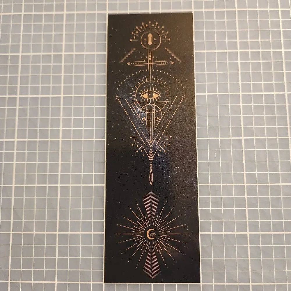 10/$10 Night Sky Bookmark Celestial Geometry Astral Geometric Stars Moon